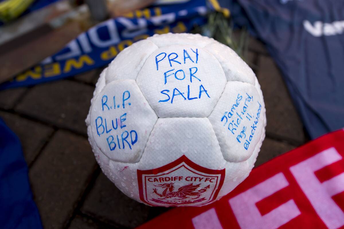 Tributes Are Made To Cardiff City's Missing Footballer