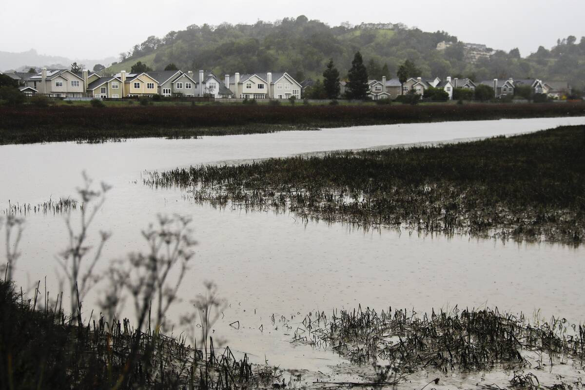 U.S. House Committee Member Rep. Jared Huffman And Marin City Officials Tour Areas Damaged By Storms And King Tide Flooding