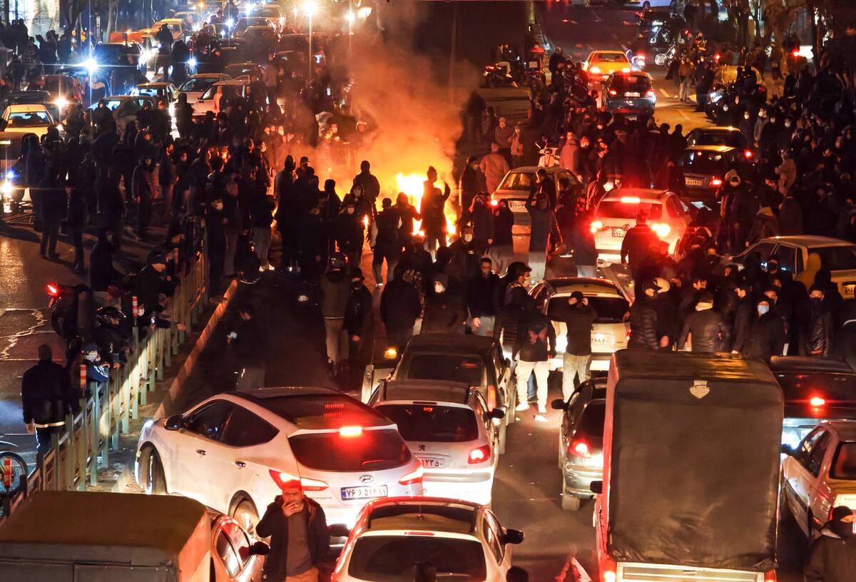 Unrest In Iran As Protesters Demonstrate Over Economic Crisis