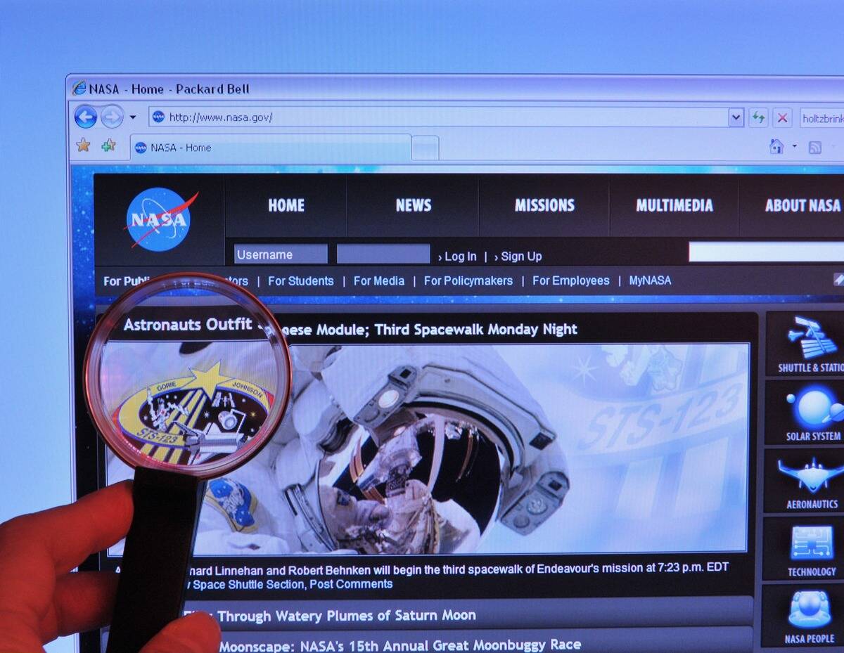USA - : Homepage, Website of the NASA