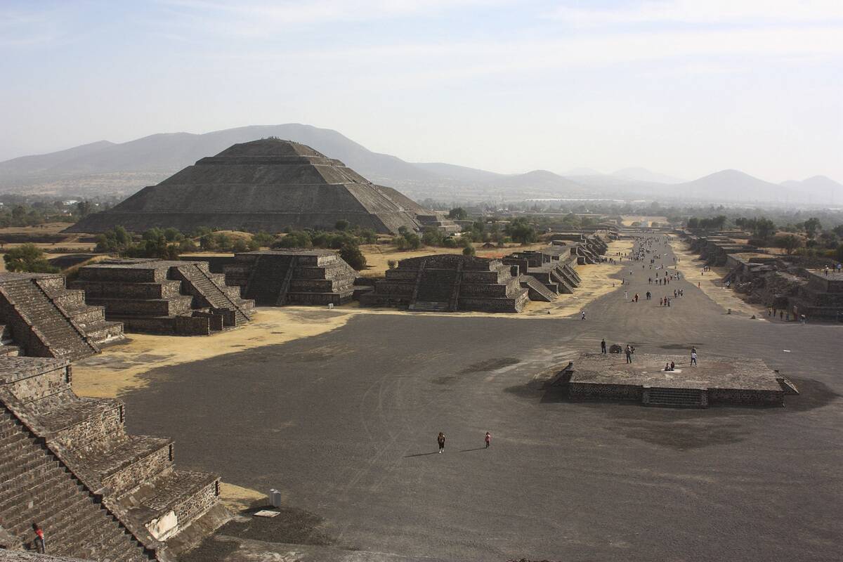 Ancient Pyramids Of Teotihuacan In Mexico