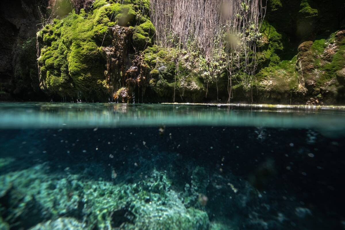 Calcium travertines of Kaklik Cave in Turkiye's Pamukkale