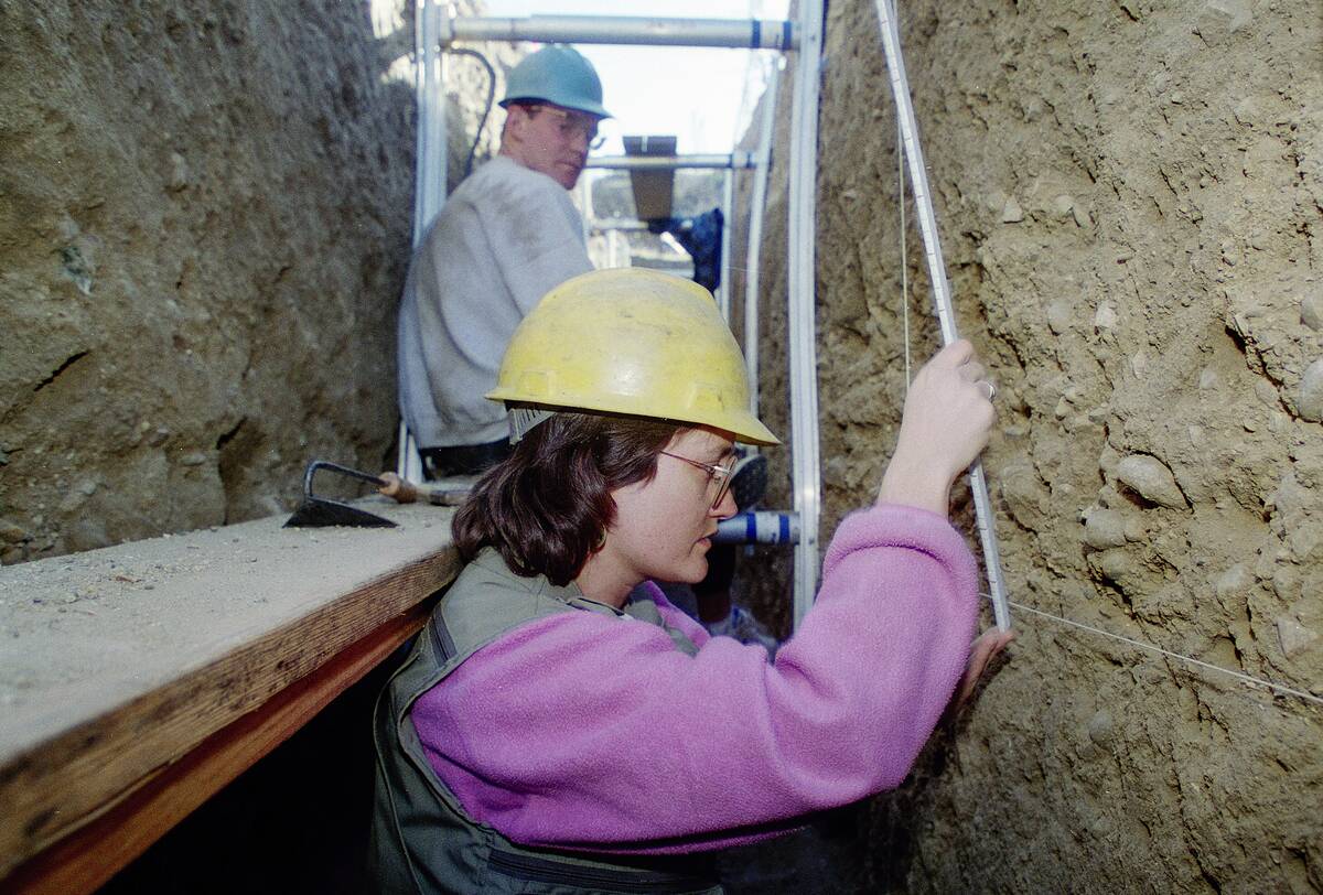 Geologists Search For Earthquake Clues In Trench