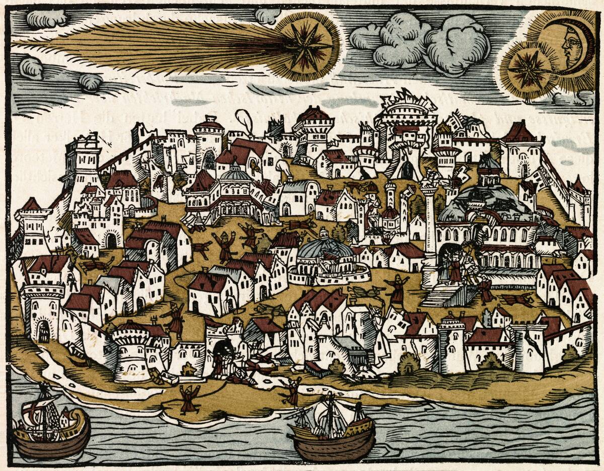 Illustration of Damaged Settlement Under the Heavens