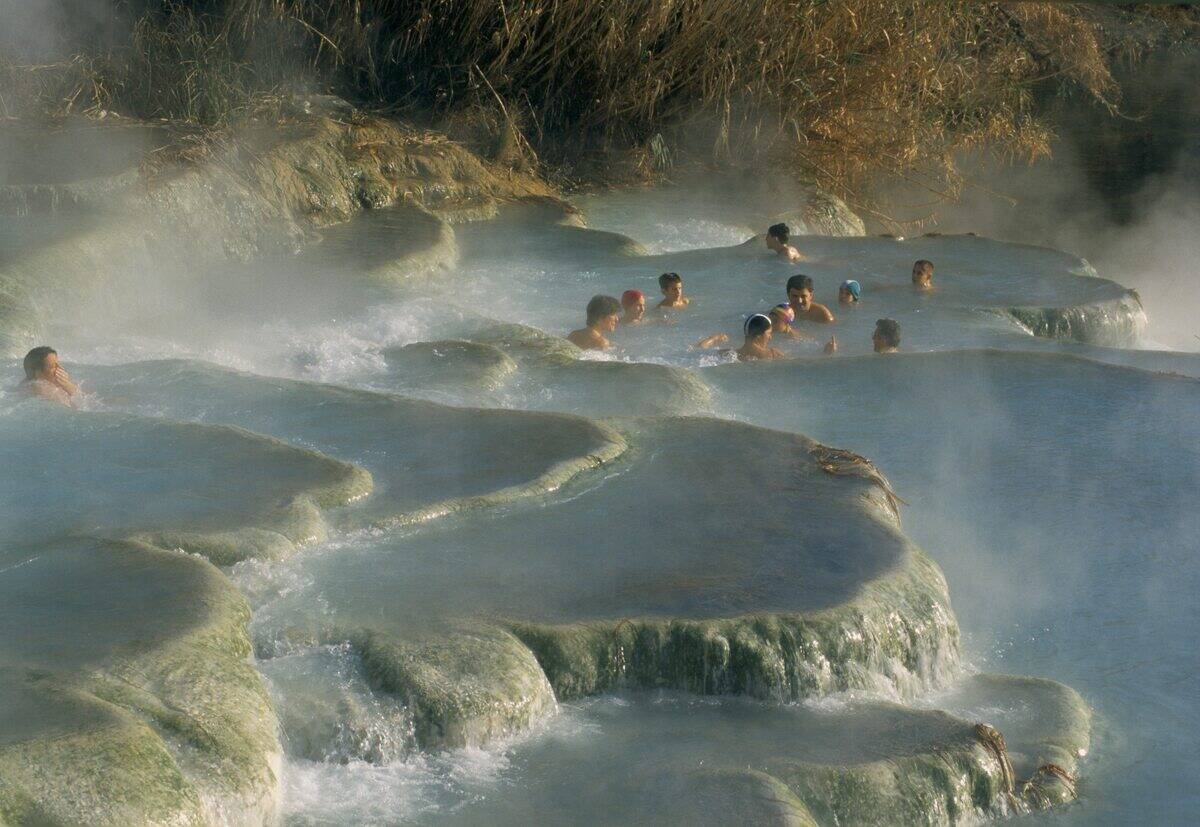 Italy. Tuscany. Thermal Baths Of Saturnia