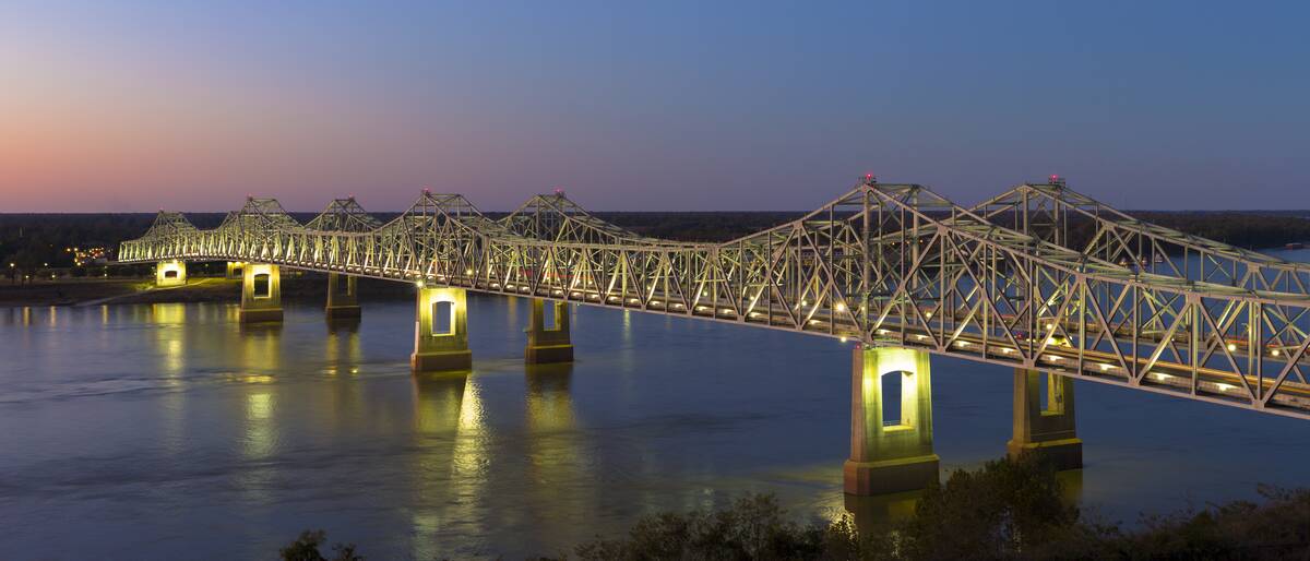 Natchez-Vidalia Bridge, Mississippi, Louisiana, USA