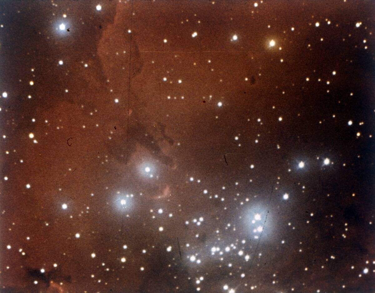 Nebulosity And Star Cluster In Serpens. Creator: Nasa.