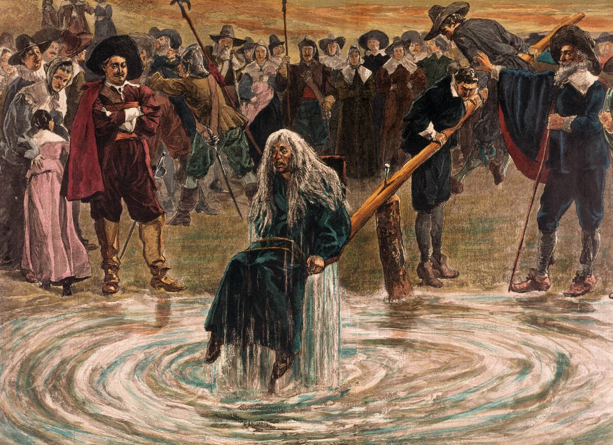 The Duckingstool by Charles Stanley Reinhart