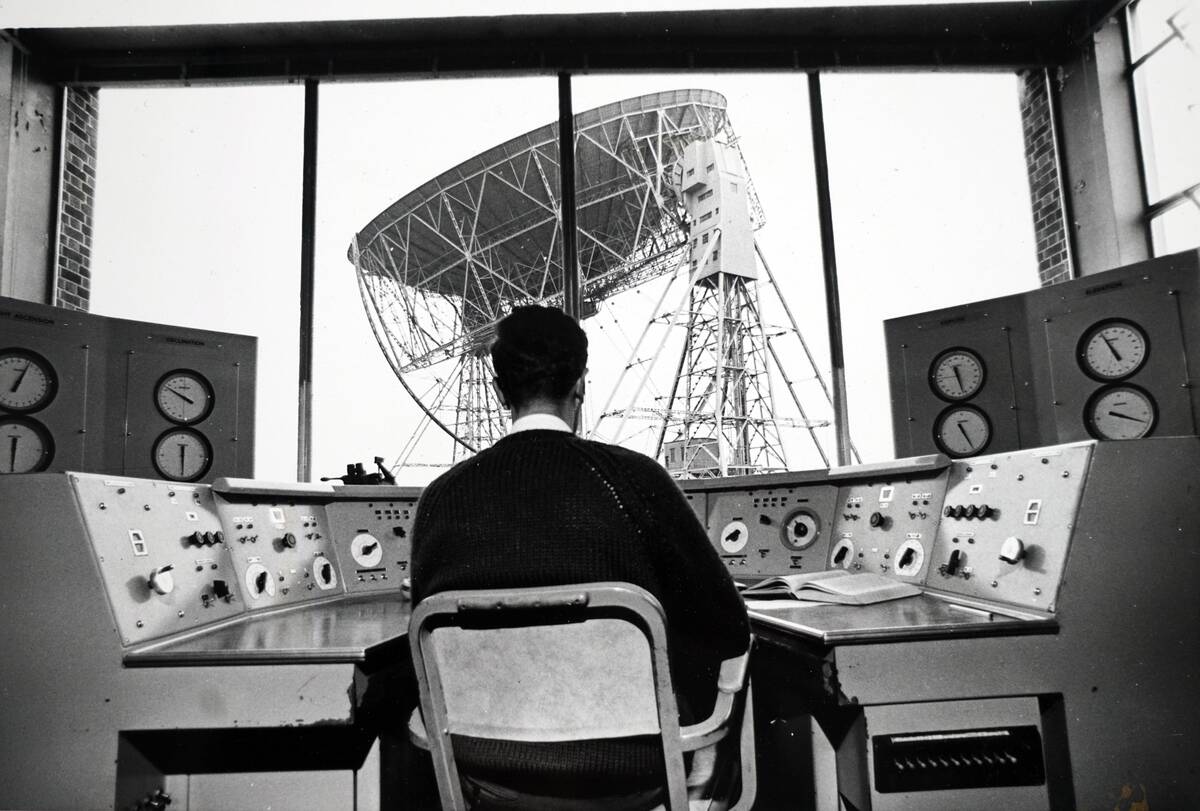 The Mark II radio telescope.
