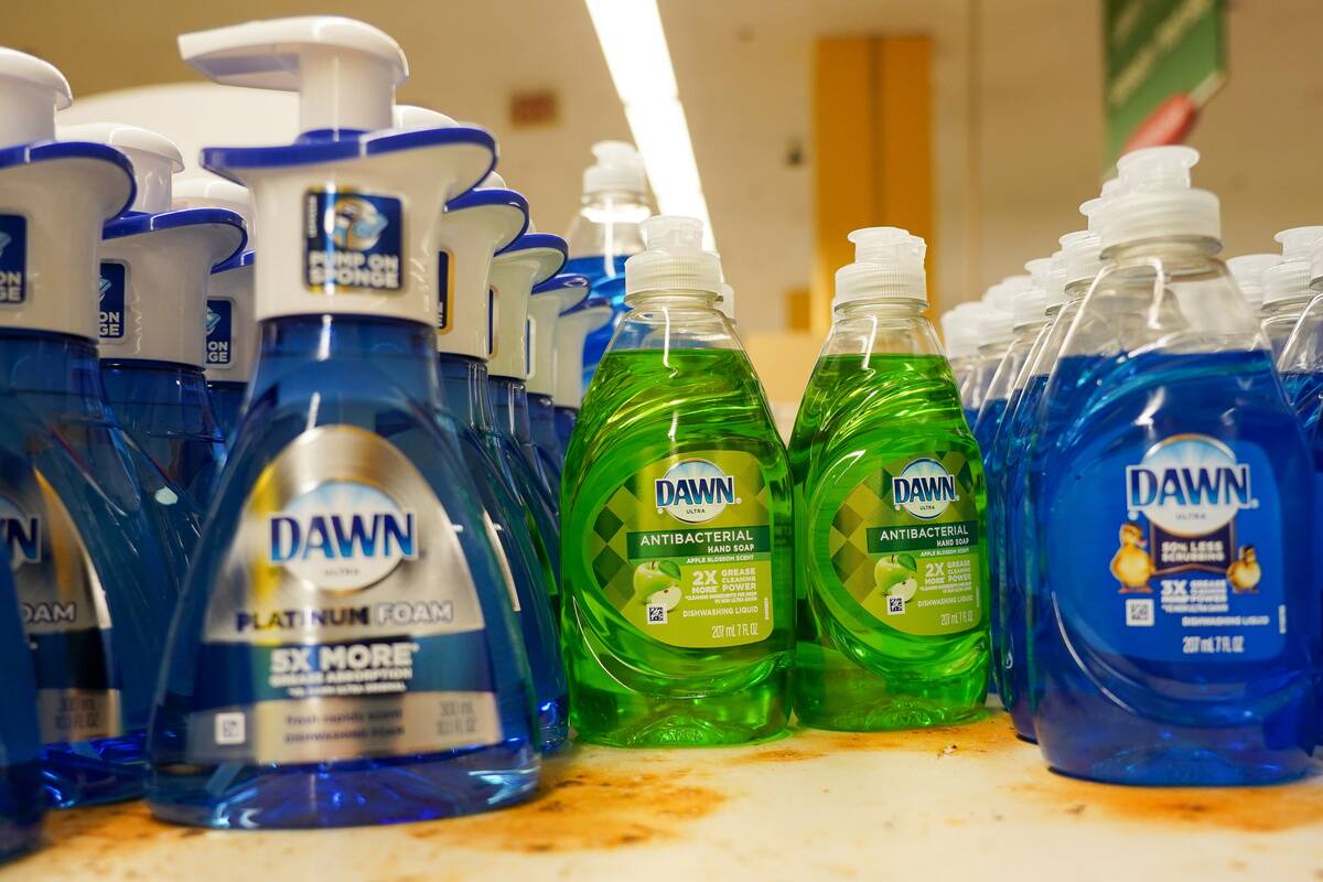 View of Dawn dish soap liquid at Stop & Shop Supermarket.