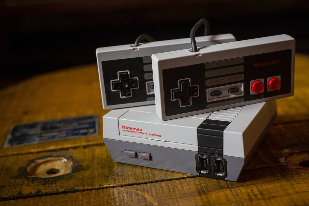 A Nintendo Classic Mini 'Nintendo Entertainment System'