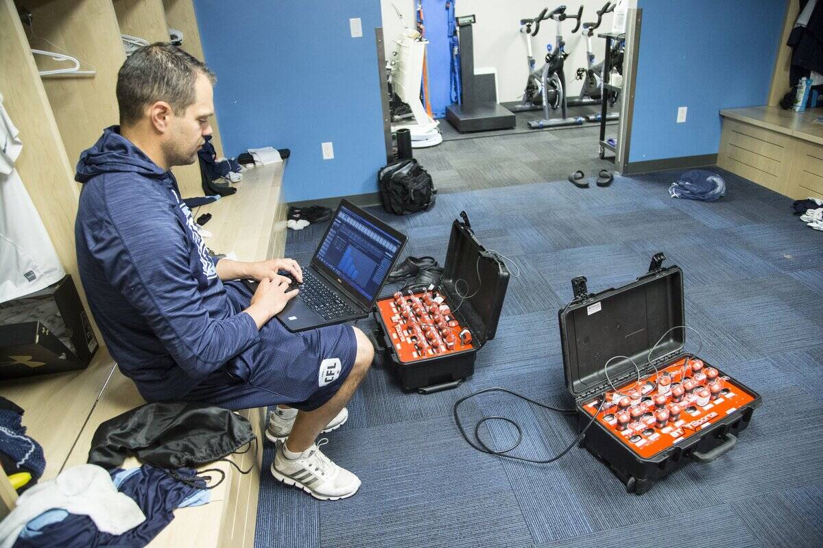 Argos adopt GPS to monitor player movement on the field at practice