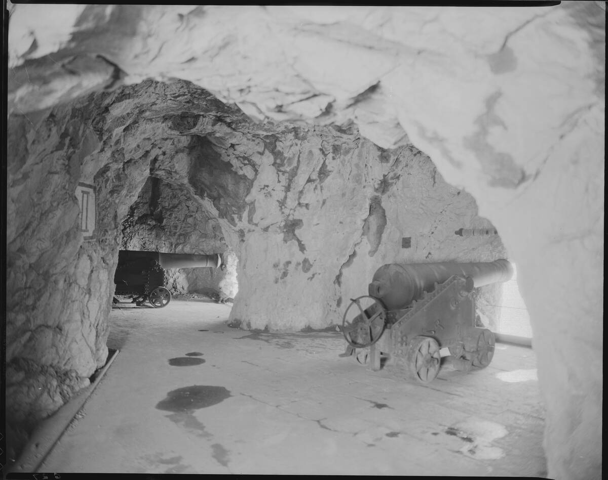 Cannon Galleries in the Great Siege Tunnels
