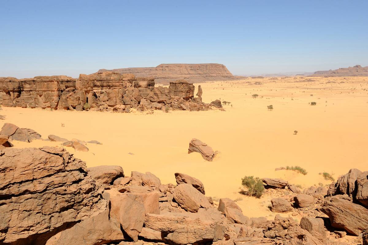 Chad, the Ennedi Plateau