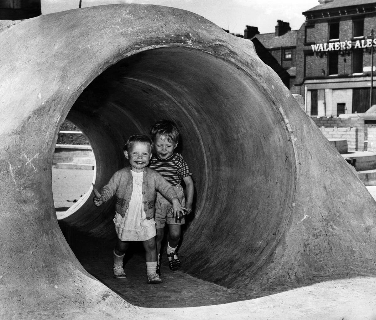 Children playing, 1966