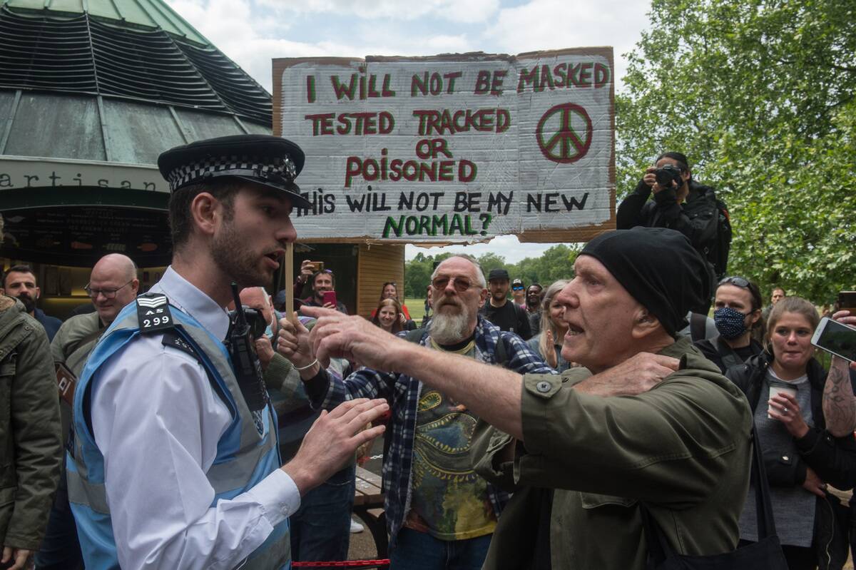 Countrywide Protest Are Held Against Coronavirus Lockdown