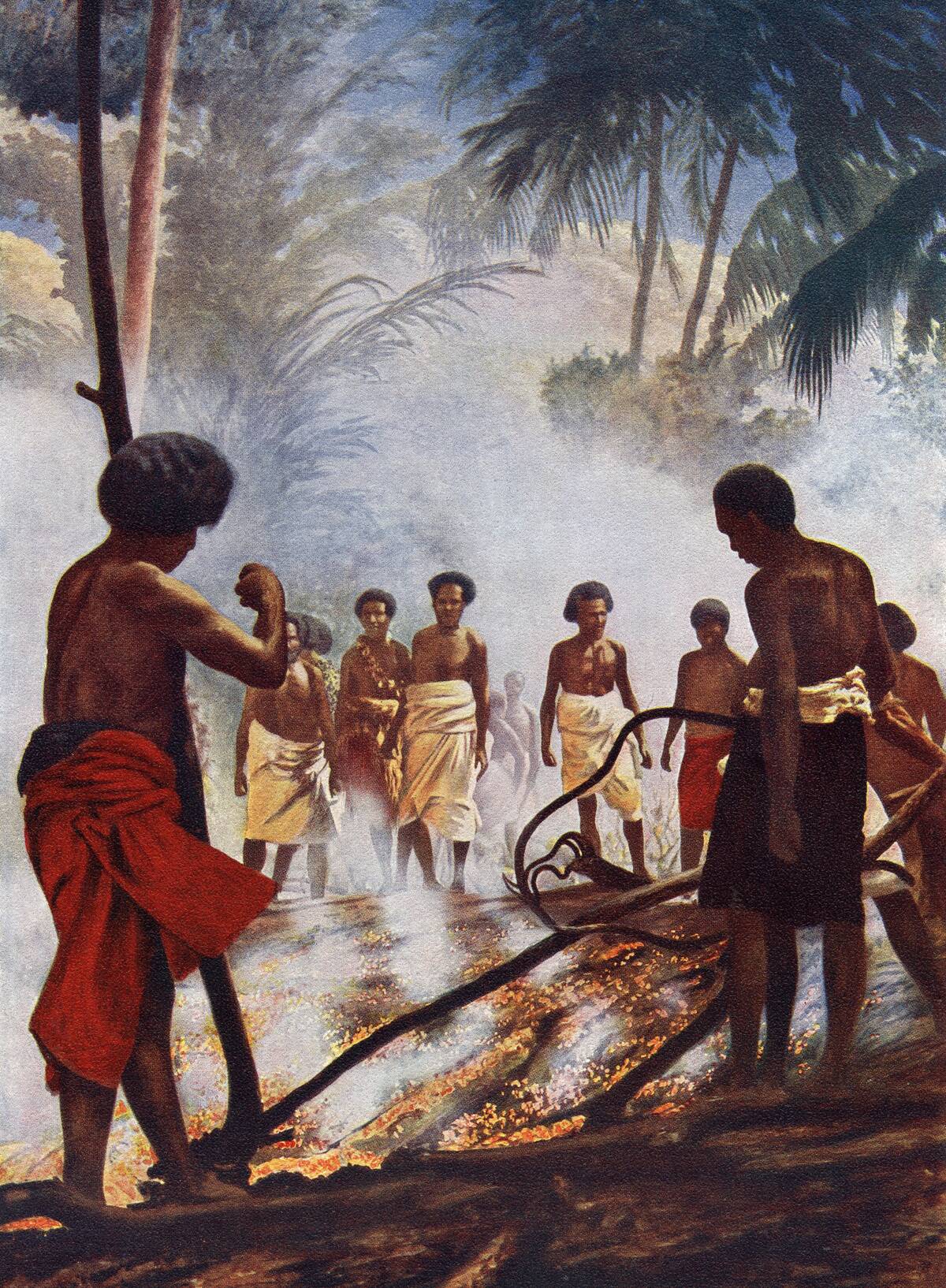 Fire-walking ceremony on Beqa Island, Fiji