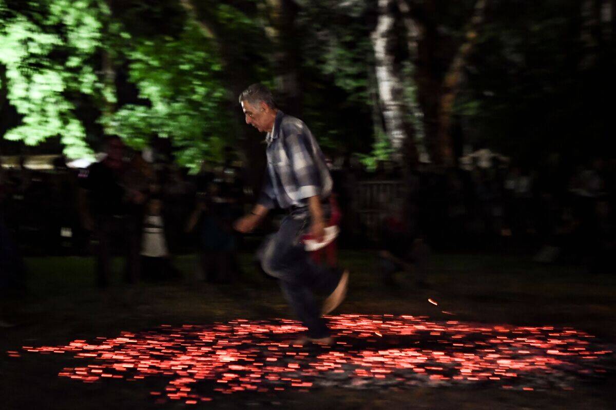 GREECE-RELIGION-TRADITION-FIREWALKING-FEATURE