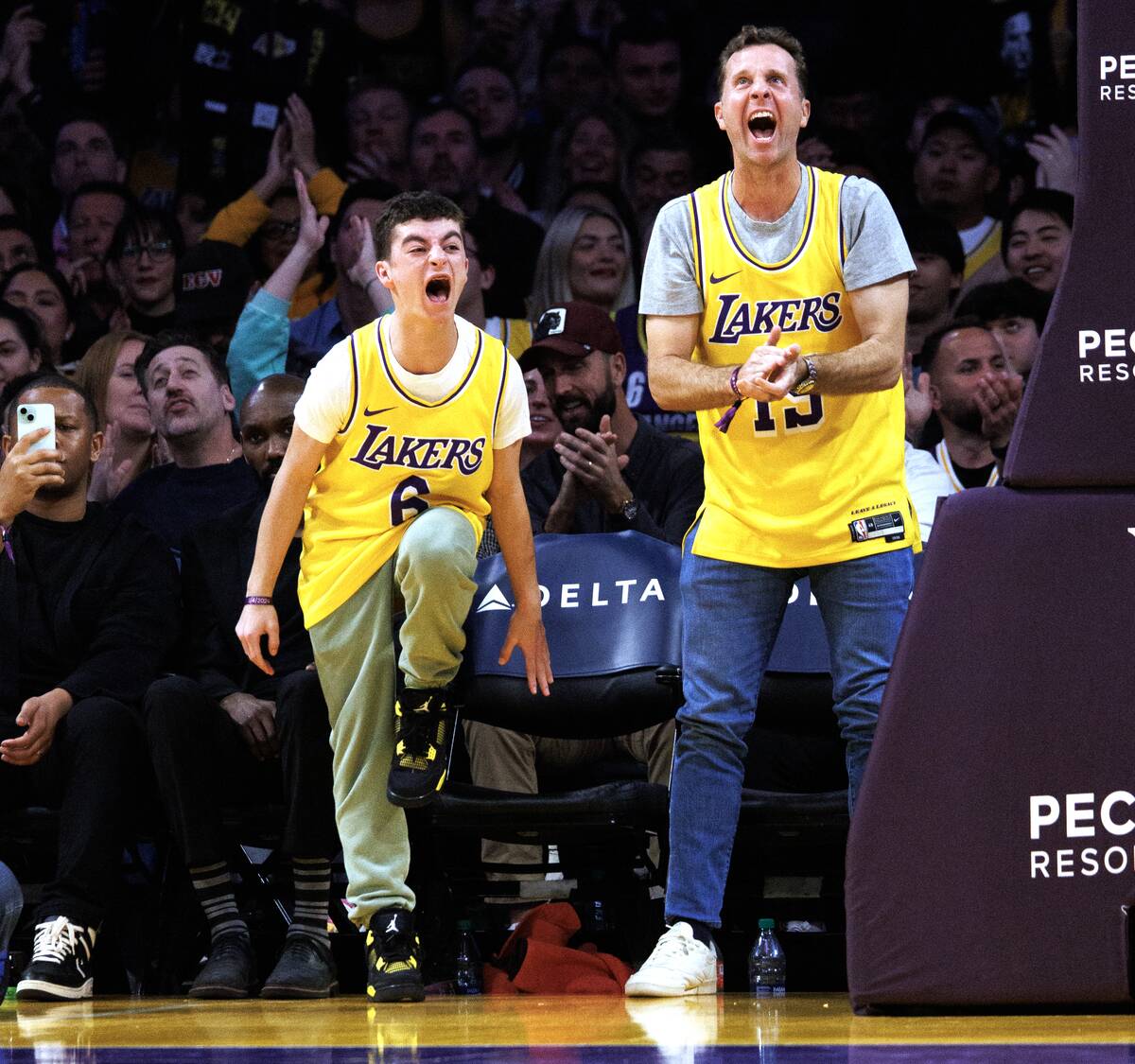 Lakers vs Thuner in Los Angeles, CA