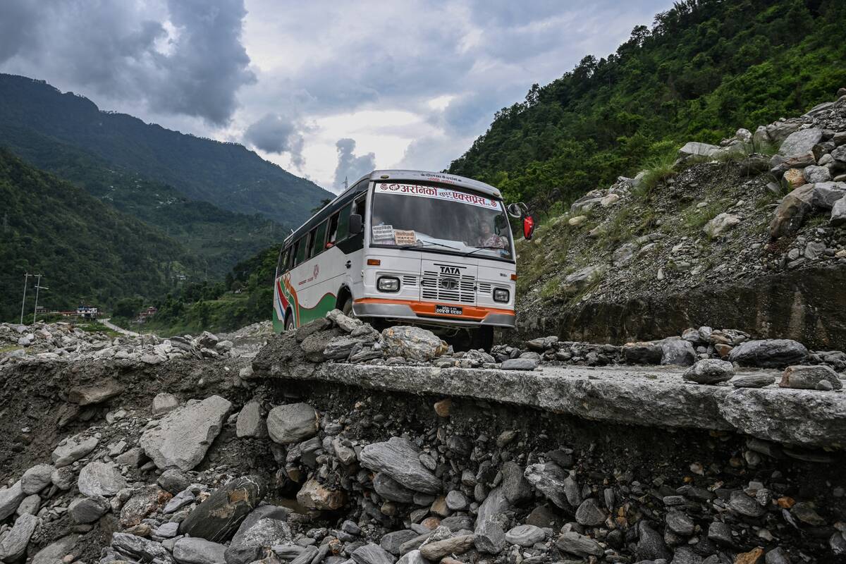 NEPAL-CLIMATE-LANDSLIDE-TECHNOLOGY