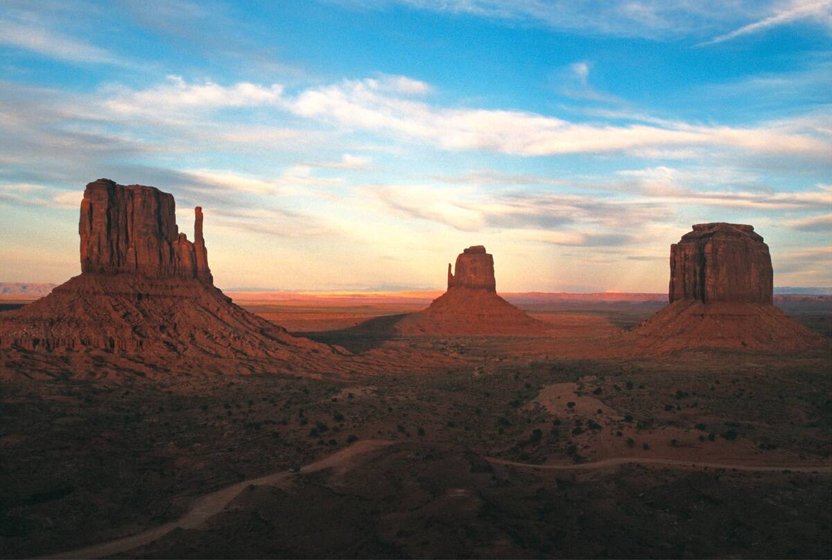 Sunset In Monument Valley