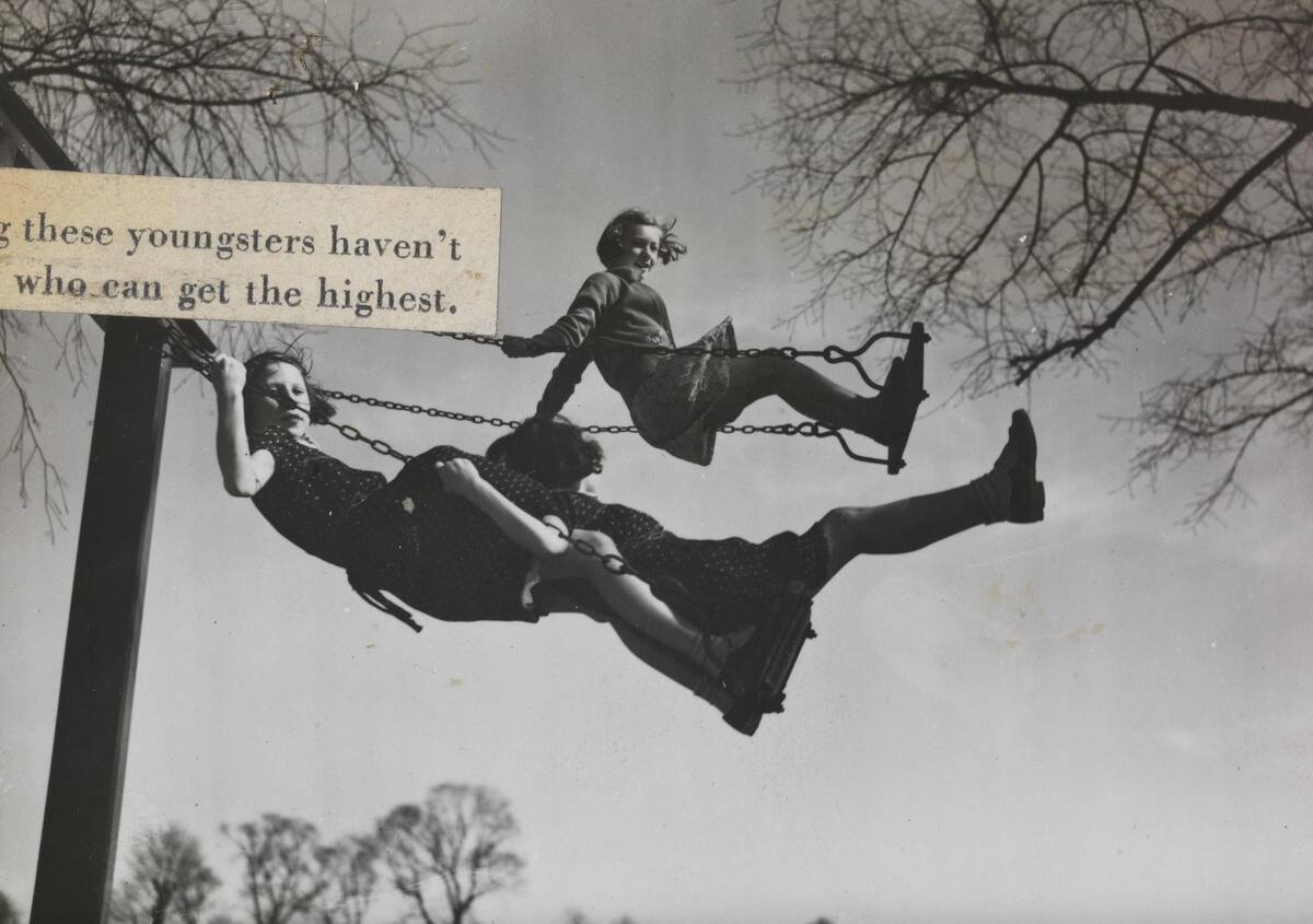 What you gain on the roundabouts you lose on the swings - though one thing lost if their equilibrium There seems to be a spot of friendly rivalry, 1939