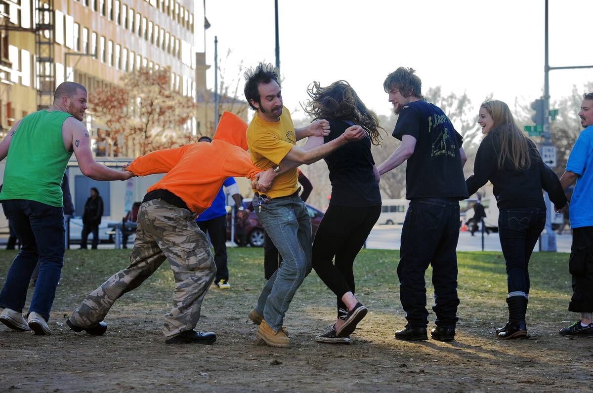 Some of the occupiers have found romance in the camps in Washington, DC.