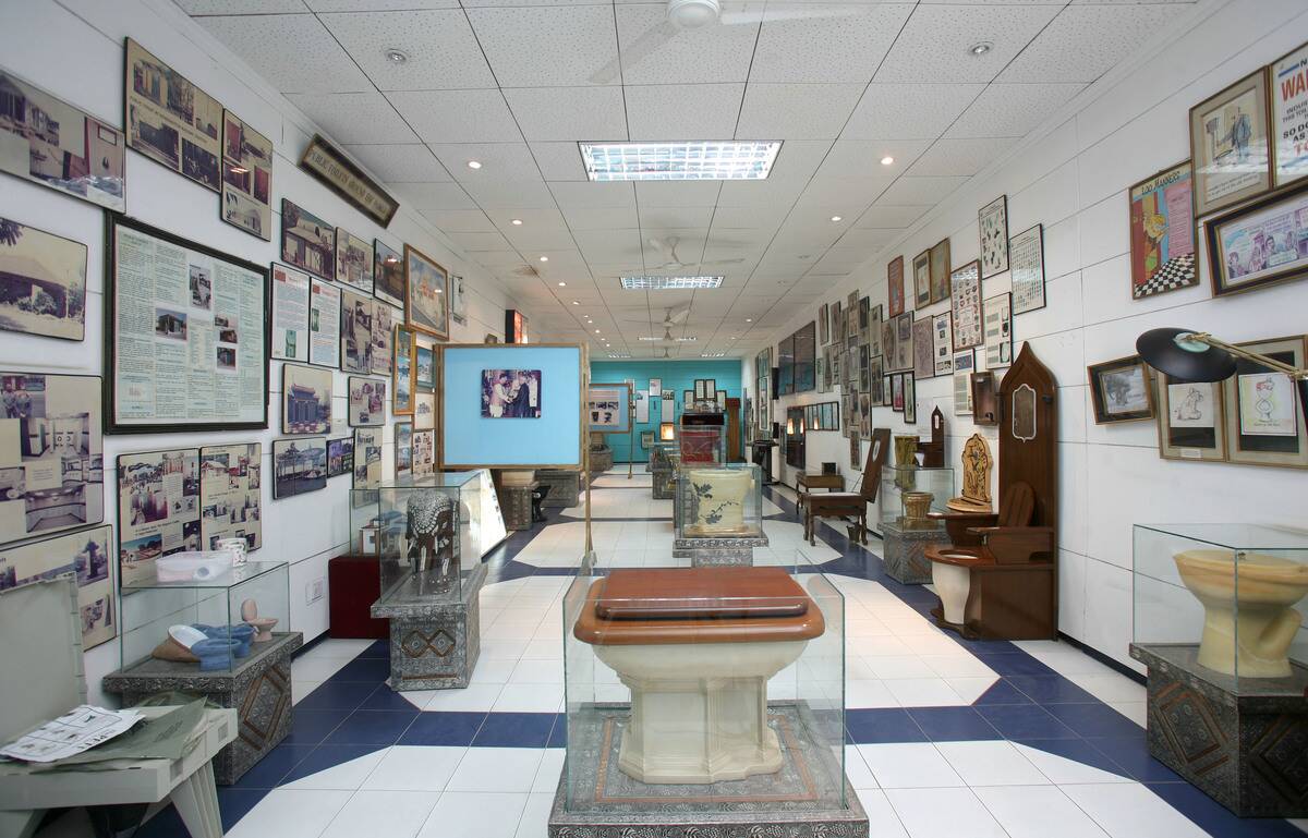 Sulabh International Museum of Toilets established by Bindeshwar Pathak in New Delhi, India on Friday, October 6, 2006.