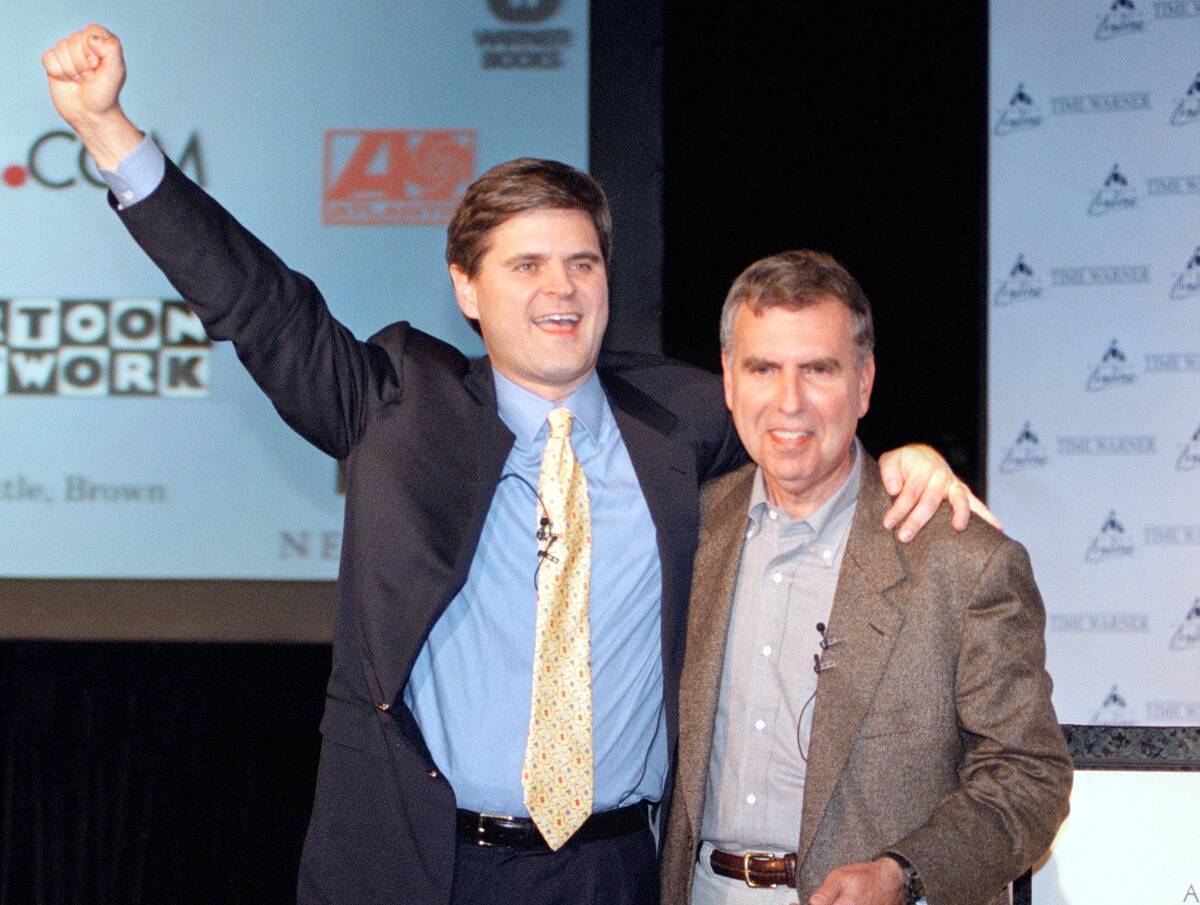 AOL and Time Warner merge