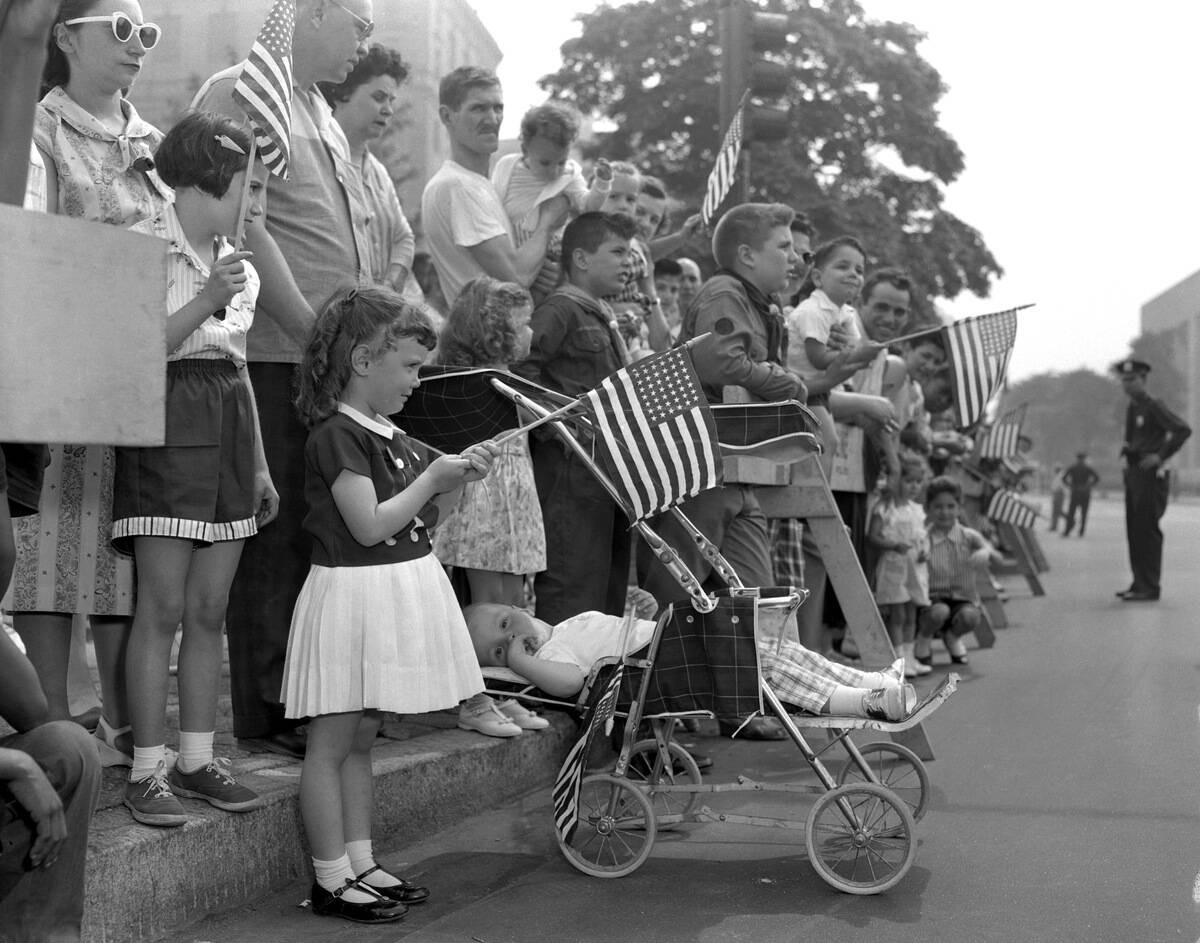 James Manico takes it easy in carriage as his sister, Gail (
