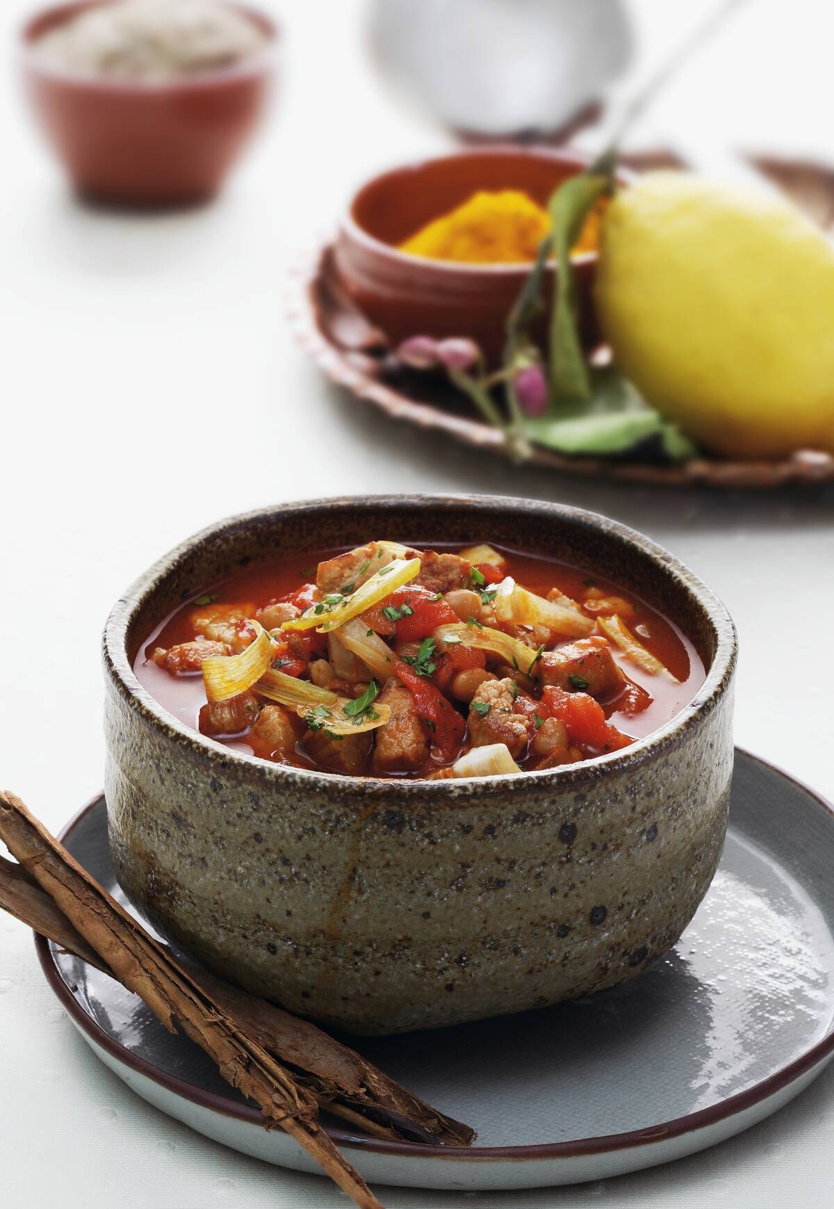 Harira, lamb and vegetable soup, Morocco