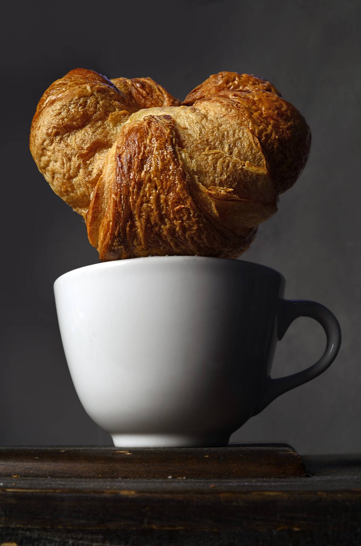 Croissant & Coffee Cup