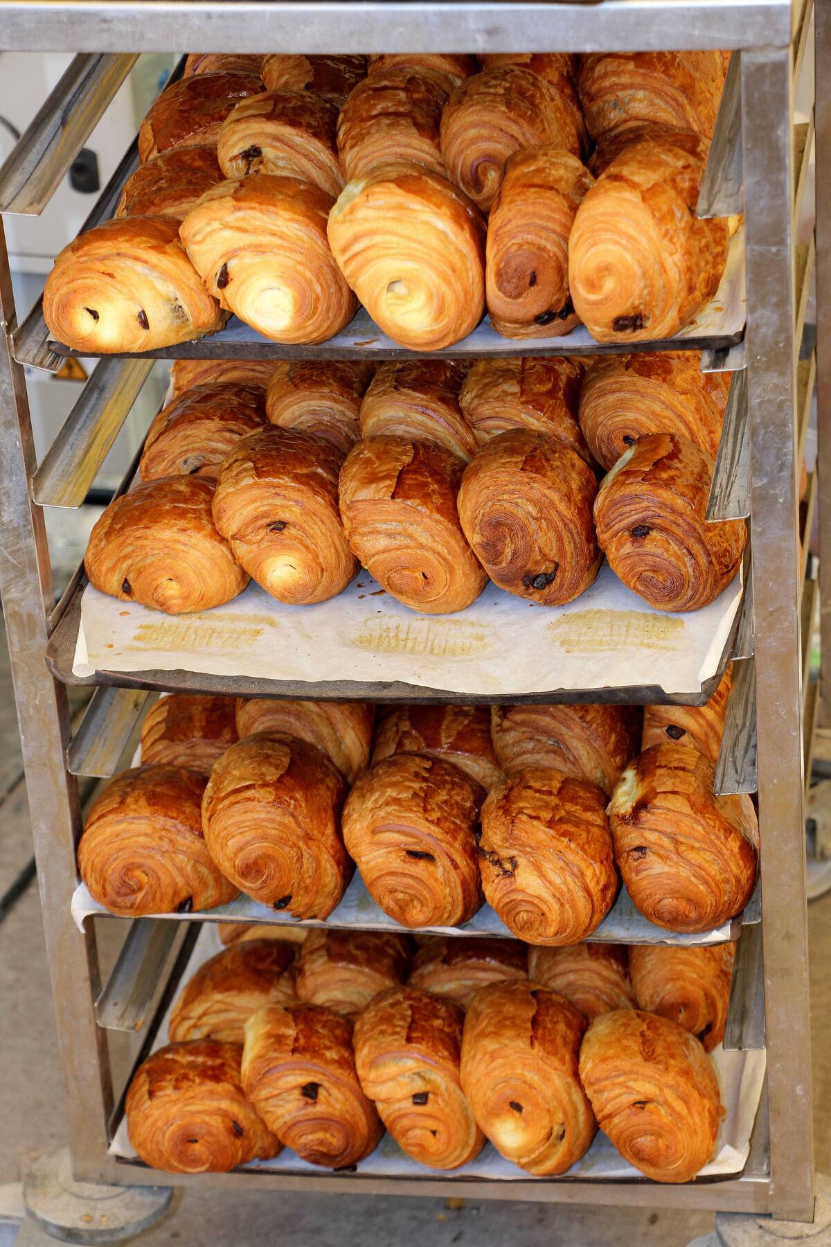 Pains au chocolat (chocolate croissants)
