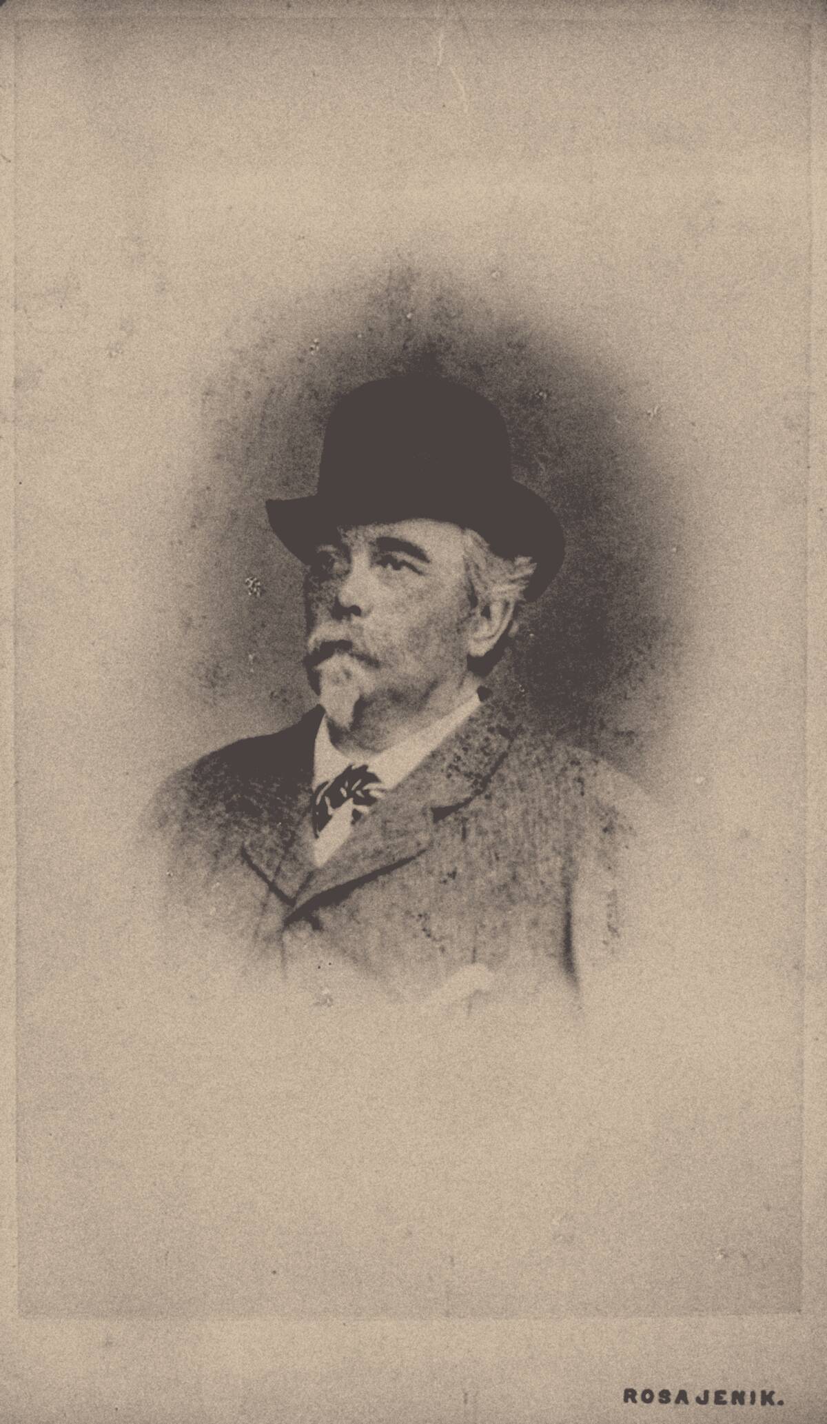 Portrait of August Zang (1807-1888) Artist: Jenik, Rosa (1853-1913)